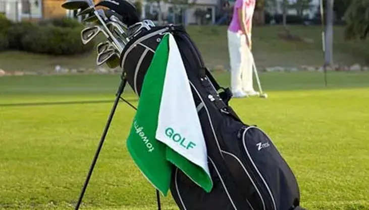 Hang Golf Towel With A Hole In The Middle